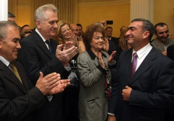 Beograd 22.11.2012. god - Predsednik Nikolić na svečanom prijemu povodom dana Libana.